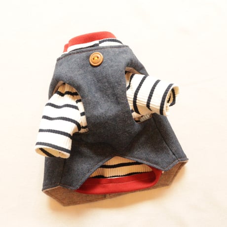 ダークネイビーボーダーのPreschoolトップス