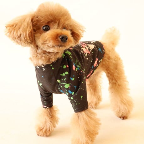 【在庫SALE】Paint splashTシャツ（Black）