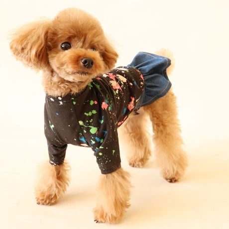 【在庫SALE】Paint splashTシャツ（Black）