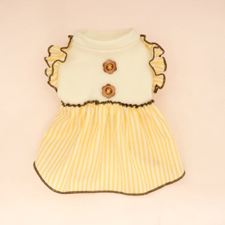 遊園地のワンピース（yellow）