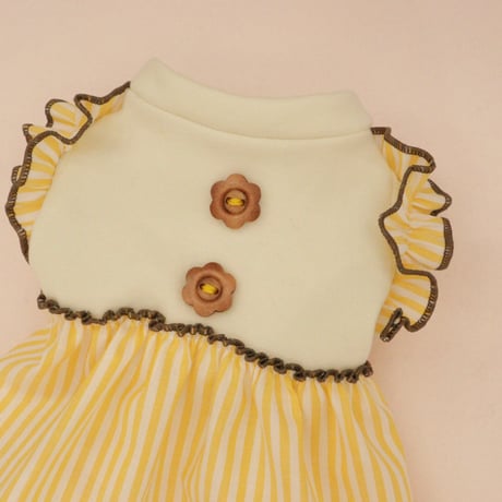 遊園地のワンピース（yellow）