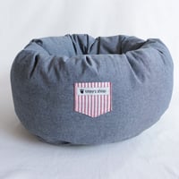 Summerダンガリーのいぬつぼベッド
