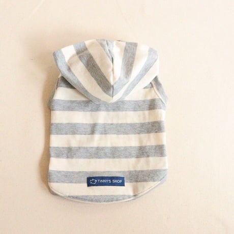 【在庫整理SALE】Summerボーダーフードタンク（gray×white）