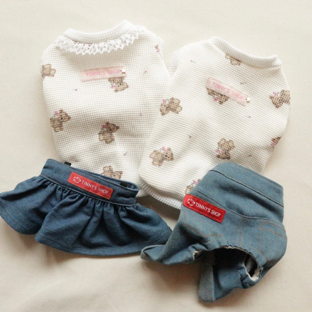 【クマさん専用】タンクトップ 犬服 クマさん犬用タンクトップ 小型犬|犬服専門通販 Perry-dog