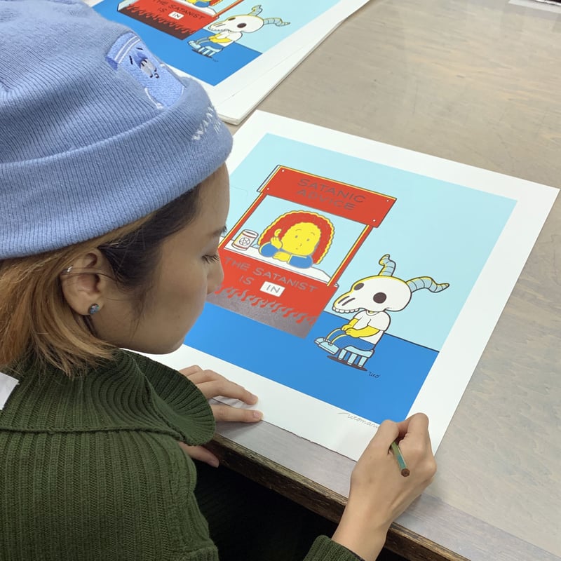 よ*～様 YOSHIKIアート Forever Love シルクスクリーンアート Poster