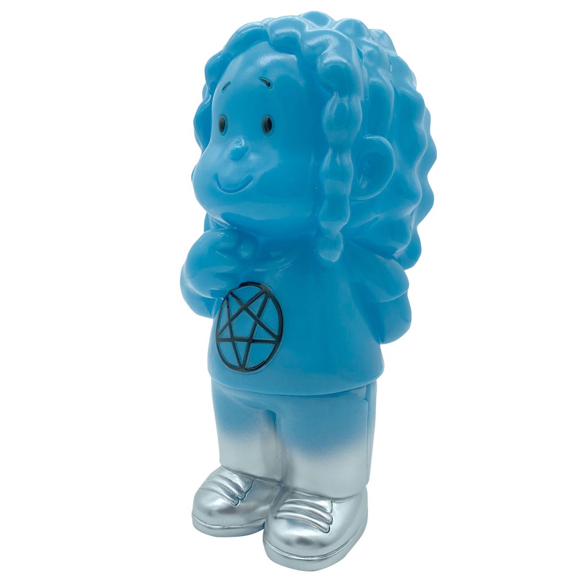 ブキヨウスタジオ　原人ポンゴリ　インディーズソフビ 高橋ヨシキ ソフトビニール フィギュア（ソフビ） ブルー