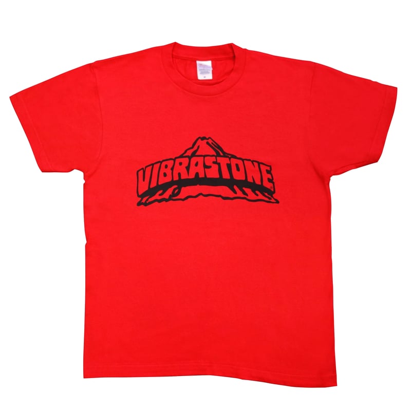 ビブラストーン ロゴ Tシャツ（復刻版） レッド | スモール出版