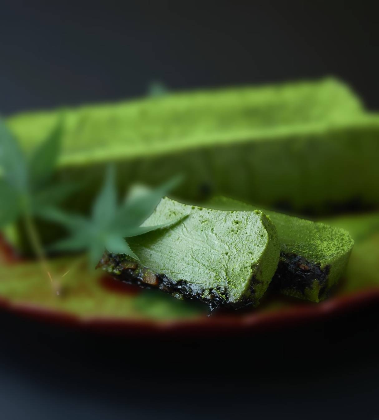 エスプレッソ黒豆餡の抹茶チョコテリーヌ 【5カット】 | 御料理うみ
