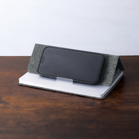 スマホスタンドにもなるA5ノート