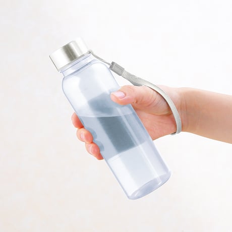 メモリ付きフロスティボトル350ml（ストラップ付き）【色指定可】