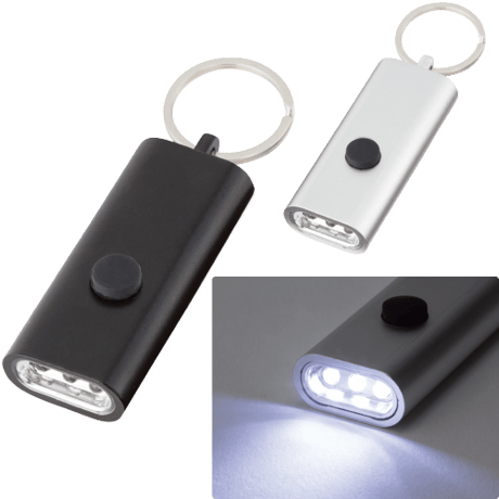 LED３灯フラットライトキーホルダー 100個