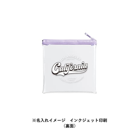 カラーファスナークリアポーチ（S）100個
