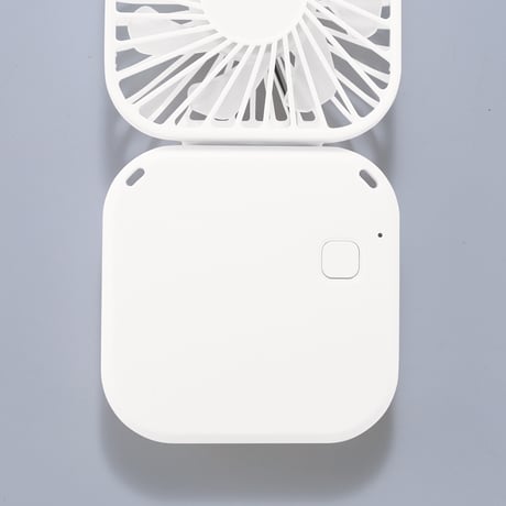充電式3WAY折りたたみハンディファン（ネックストラップ付き）