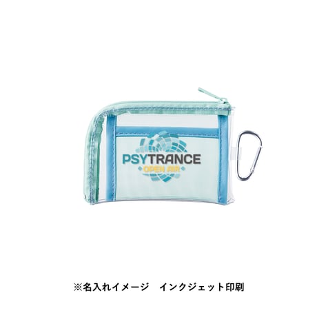 メッシュポケットクリアミニポーチ（カラビナ付）100個