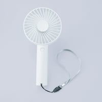 ストラップ付き2WAY充電式ハンディファン