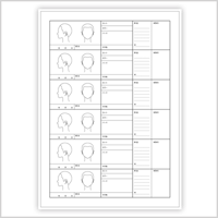 【カルテ】02   [定型サイズの指定可能]