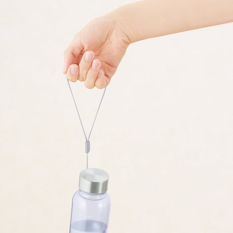 メモリ付きフロスティボトル350ml（ストラップ付き）【色指定可】