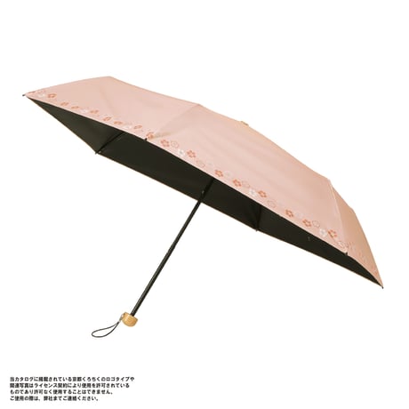 京都くろちく・晴雨兼用こんぱくと折傘（梅ならべ）