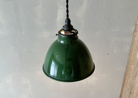 ホーローランプシェード（Green）　S-791①