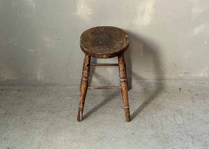 ウッドスツール S-2407-07 | mumokuteki antique&repair
