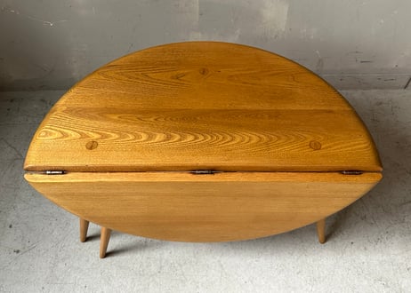 ERCOL　アーコール　ハーフムーンテーブル  S-2311-1