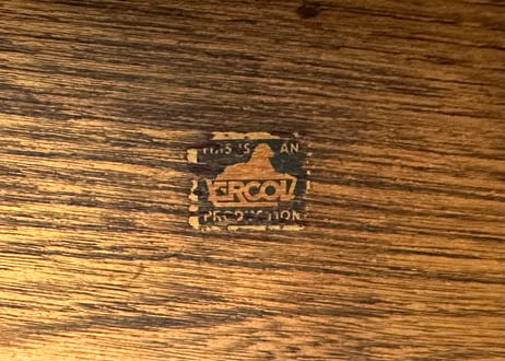 ERCOL　アーコール　ハーフムーンテーブル  S-2311-1