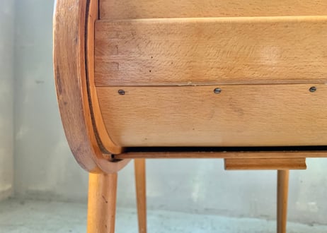 木製ロールアップソーイングボックス（蛇腹扉）　S-2312-15