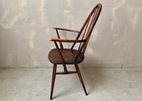 ERCOL アーコール　クエーカーアームチェア　ダーク　S-2312-52