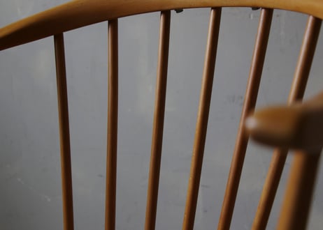 ✶ ERCOL アーコール　スモーカーズ(カウホーン)チェア　S-339