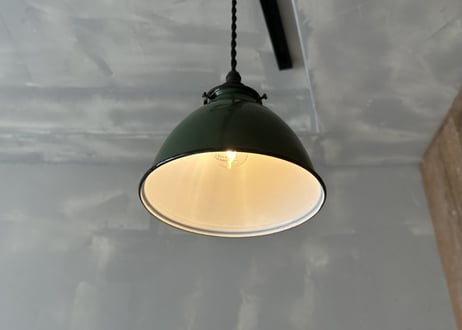 ホーローランプシェード（Green）　S-791②
