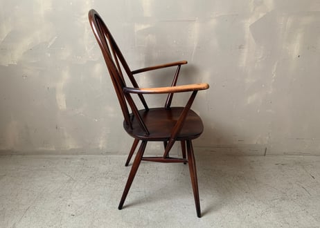 ERCOL アーコール　クエーカーアームチェア　ダーク　S-2312-52