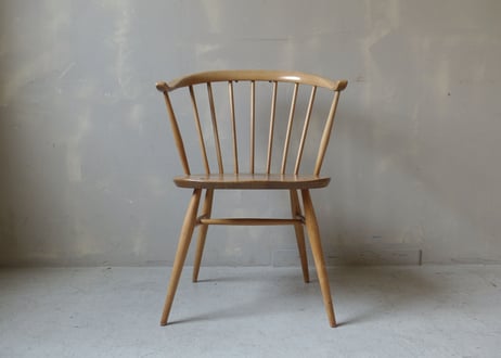 ✶ERCOL アーコール　スモーカーズ(カウホーン)チェア（フルメンテナンス）　S-448