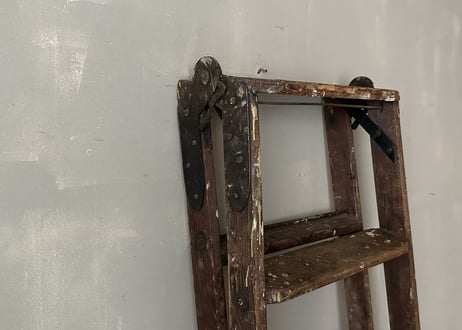 Wood Step Ladder 木製脚立　S-803