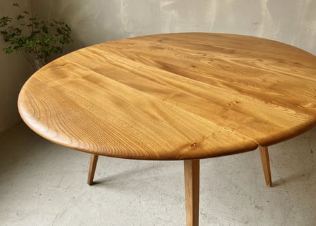 ✶ERCOL アーコール ドロップリーフテーブル（フルメンテナンス） S-339