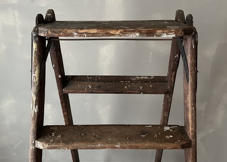 Wood Step Ladder 木製脚立　S-803