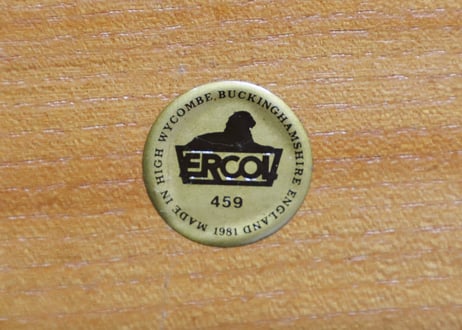 ✶ ERCOL アーコール　ラック付きコーヒーテーブル　S-307