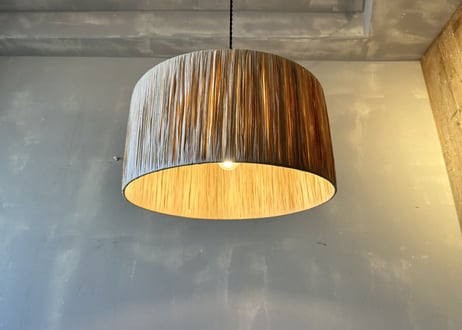 HABITAT ハビタ　サルト ラフィア ペンダントランプ　S-642