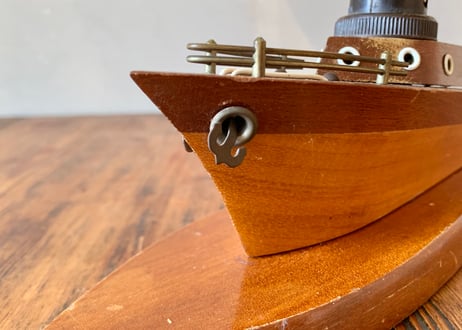1930's~1950’s　ボート型テーブルランプ（帆なし）　S‐2402-43