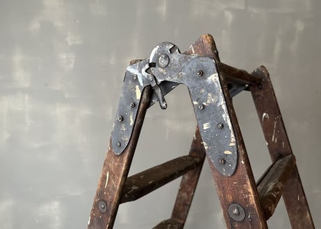 Wood Step Ladder 木製脚立　S-803