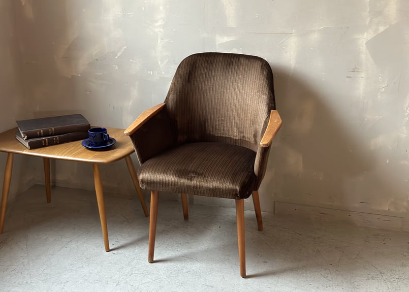 イギリス アンティーク 家具 アーム チェア 1900年頃 椅子 592A