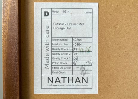 NATHAN ネイサン　ベッドサイドキャビネット S-2402-03