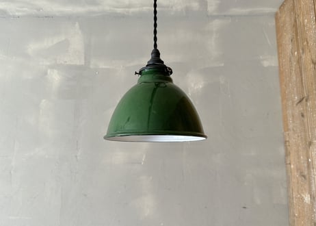 ホーローランプシェード（Green）　S-791①