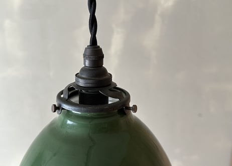 ホーローランプシェード（Green）　S-791②