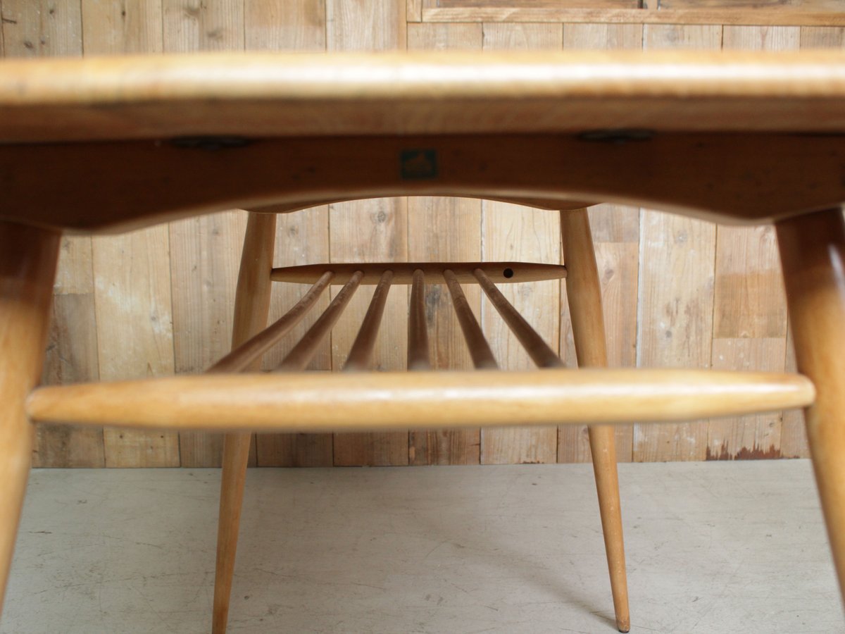 ✶ERCOL アーコール ブレックファーストテーブル（天板再塗装） S-21