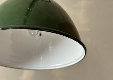 ホーローランプシェード（Green）　S-791①