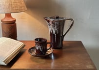Fosters Pottery  Brown ティーポットS-674-②
