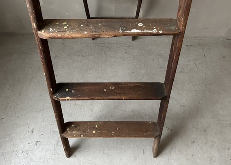 Wood Step Ladder 木製脚立　S-803