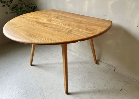 ✶ERCOL アーコール ドロップリーフテーブル（フルメンテナンス） S-339