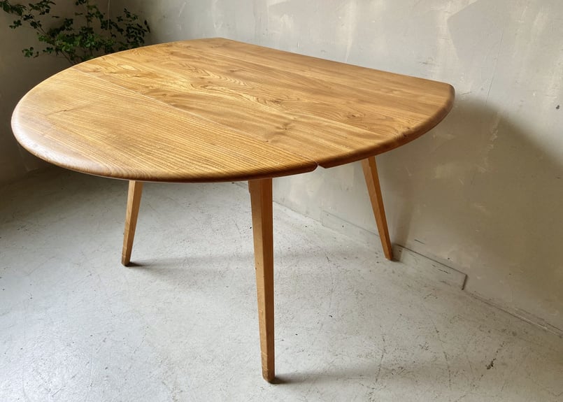 ERCOL(アーコール) ペブルテーブル (403) ✶ERCOL アーコール ドロップリーフテーブル（フルメンテナンス