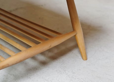 ✶ ERCOL アーコール　ラック付きコーヒーテーブル　S-307